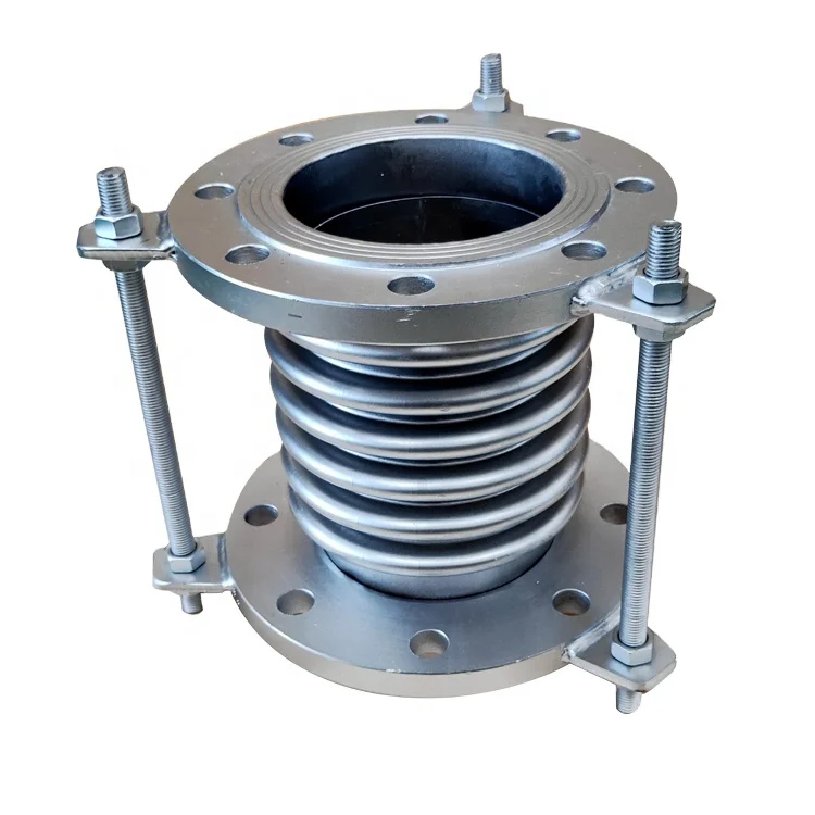 Carbon galvanized flange stainless steel flexible connector metal metallic compensator axial bellow expansion joint