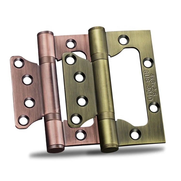 4 Inch Stainless Steel 201 Flush Hinges for Wooden Door