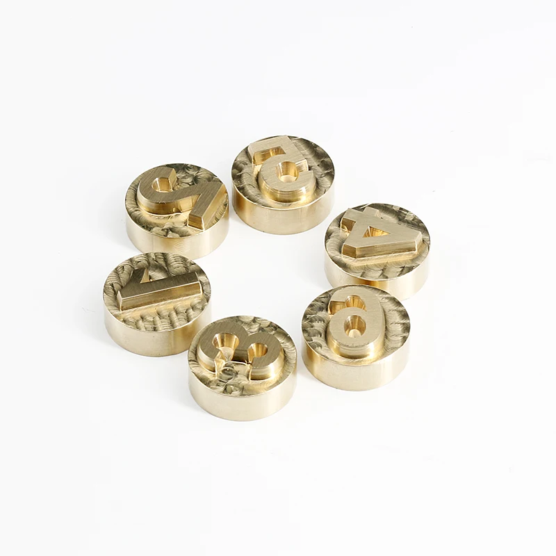 Custom Monogram Letter Gift Brass Letter Stamps Desire Tools Brand Iron Initial Personalized Leather Hot Stamping Machine Mold