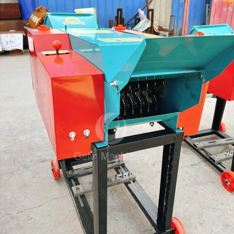 multifunctional silage cornstalk straw grass chopper electric chaff cutter machine animal feed for sale