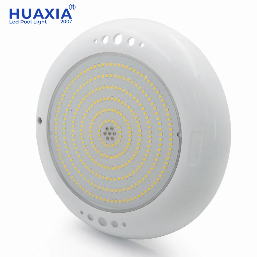 New design PC 18W pool lights wall recessed RGB wifi control IP68 Resin Filled underwater pool led light for swimming pool light