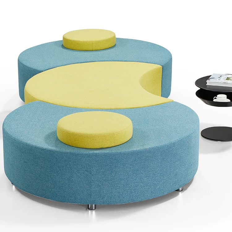 hospital school furniture kindergarten reception waiting area lobby office modern sectional sofa