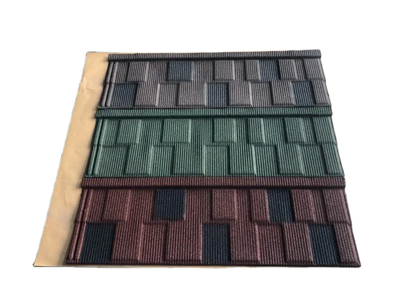 China Factory Price Building Materials Colorful Stone Coated Metal Roof Tiles
