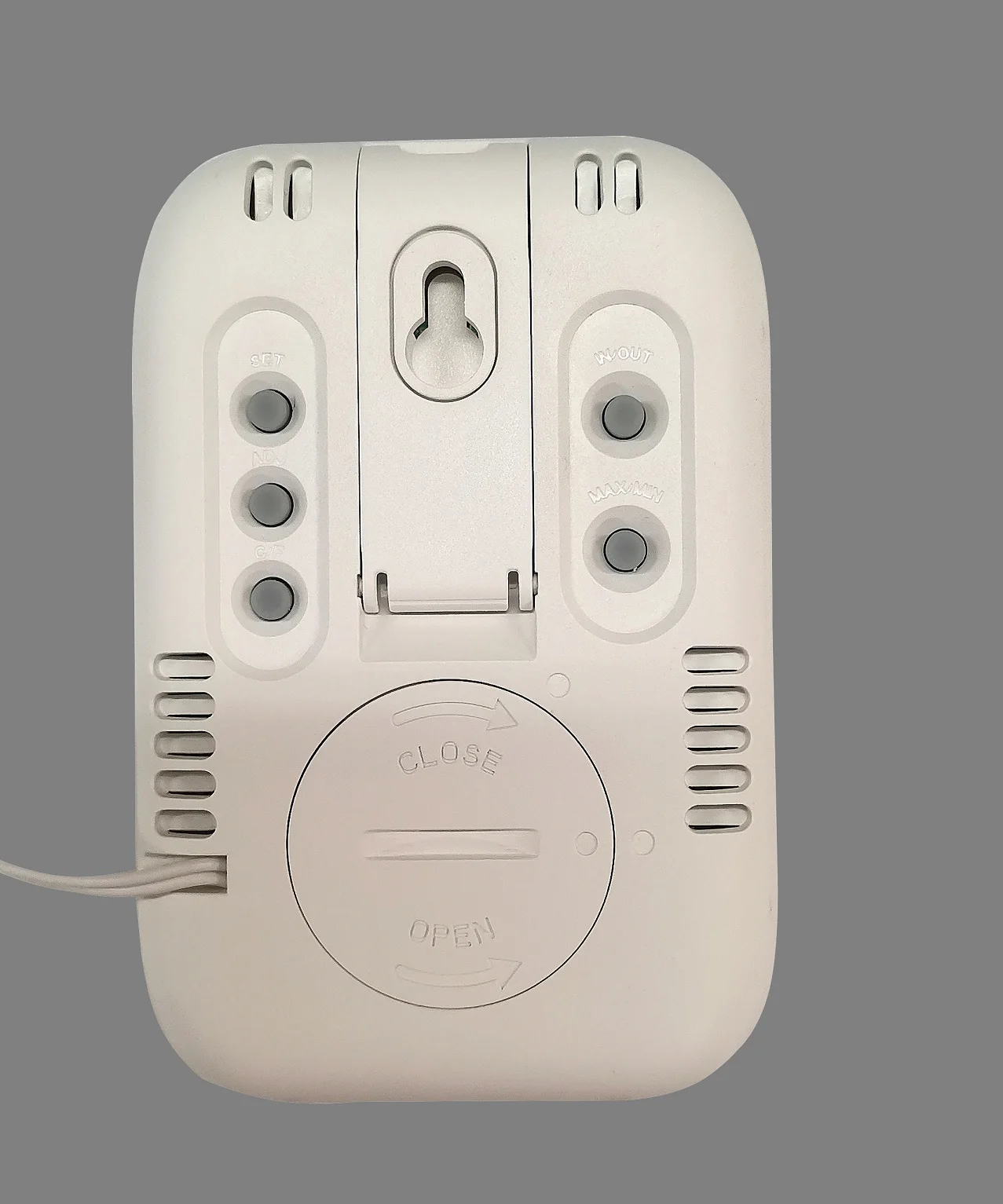 Indoor/out Digital Thermometer Hygrometer, Accurate Room Temperature Gauge Humidity Monitor with Alarm Clock