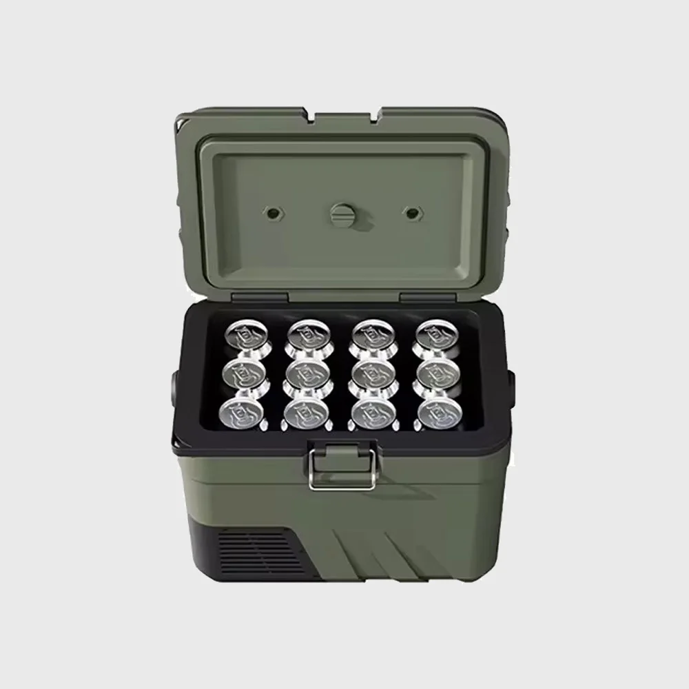 High-Quality Durable 12L Solar Power Portable Refrigerator Picnic Beer Can Insulated Ice Cooler Box Drinking Plastic Insulation