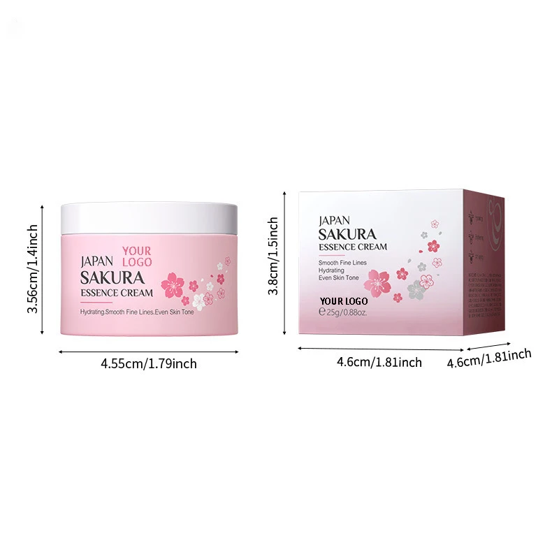 Laikou Cherry Blossom Essence Cream 60g Moisturizing Hydrating Sakura Face Cream For Day and Night Use