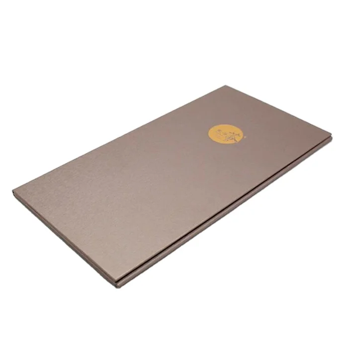 Thick custom advent calendar  menu cardboard packaging food display stand sheet sleeve