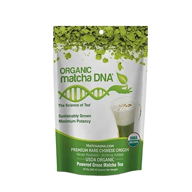 150g Matcha/ Cocoa/Moringa Powder Aluminum Foil Packaging Bags Stand Up Packaging Bag With Zip lock