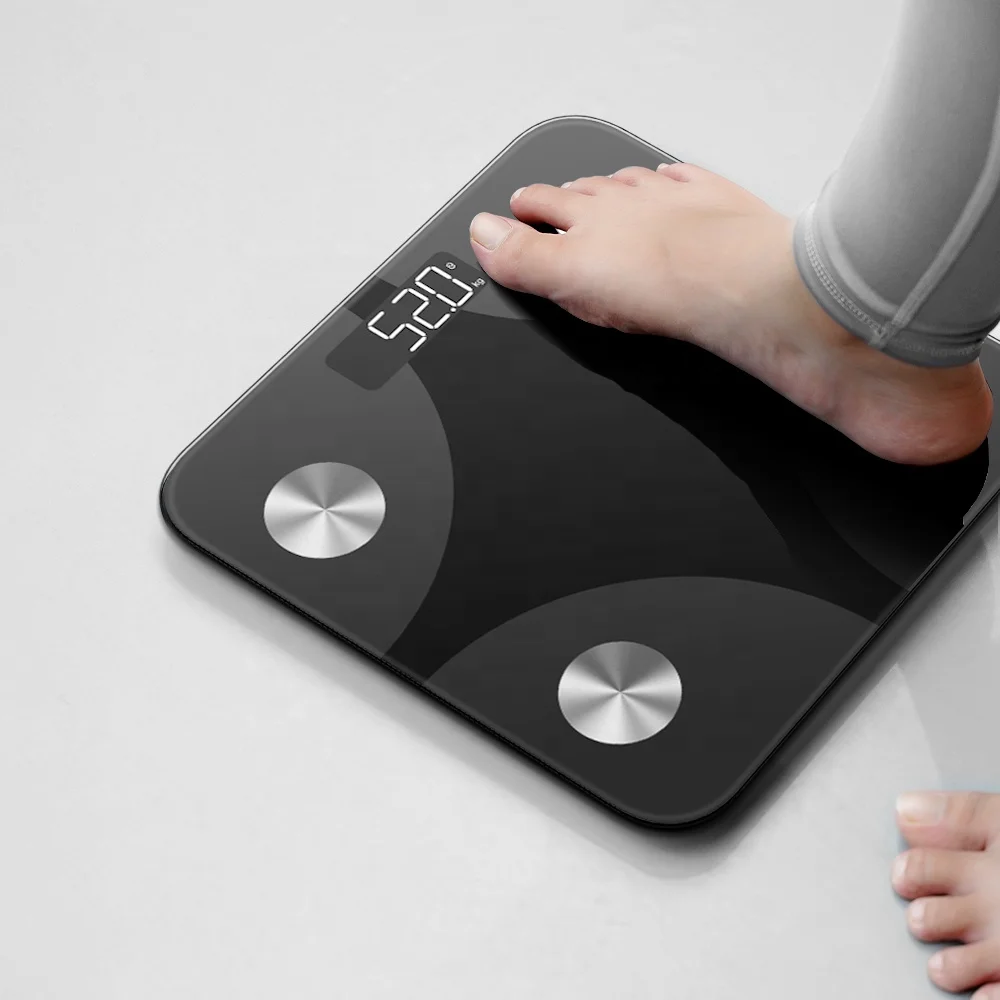 Welland 180kg LED Display Bmi Digital Body Fat Scale Weighing Scale Smart Bathroom Scale