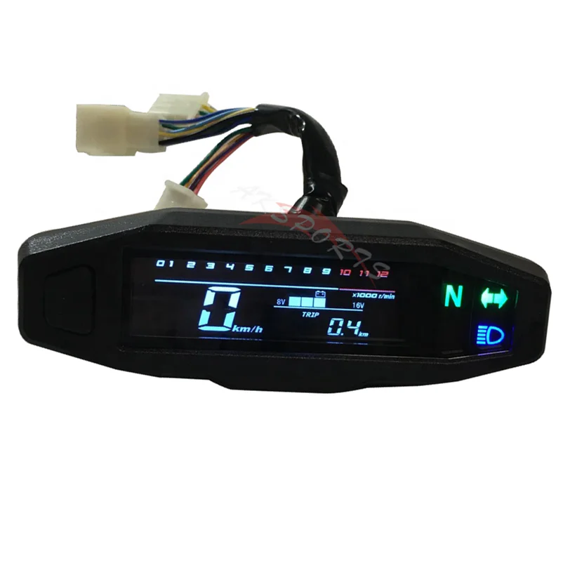 Цифровой измеритель для мотоцикла KR200 с ЖК-дисплеем