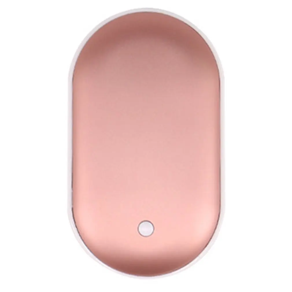 Customize Logo Hand Warmer Reusable Power Bank Electric Portable Heater Gift Mobile USB Rechargeable Hand Warmer for Women & Men