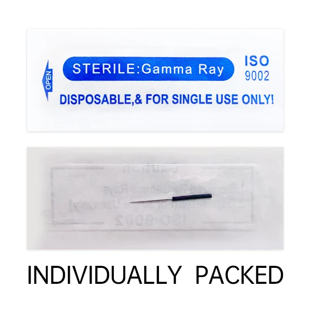 Supply EO Gas Sterilized Tattoo Needles 7RL Tattoo Needles And Traditional Tattoo Needle For Eyebrow/Eyeliner /Lips