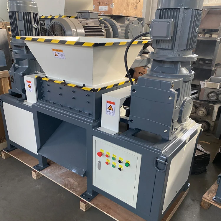 Mini Small Shredder for Shredding Laptop Cell Phone Hard Drive Customized Small Plastic Shredder Machine Double Shaft 180mm*12mm