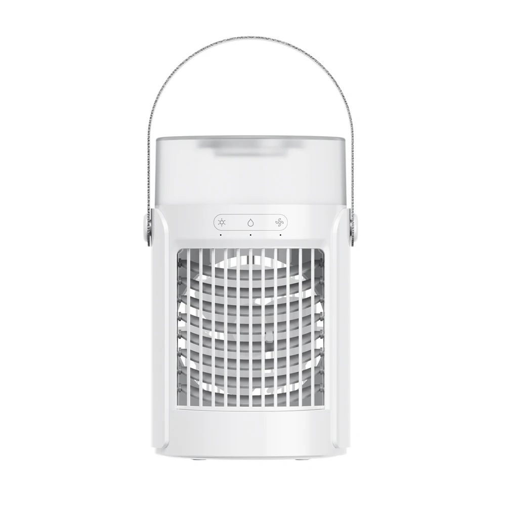 600ml Air Conditioner Portable Spray Humidifier Desktop Water Cooling Fan LED Remote Control Mini Mobile Air Cooler Purifier