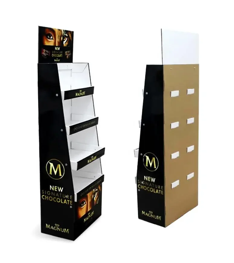 Supermarket promotion cardboard pallet display for spices ,6 Layers Display stand of food spices