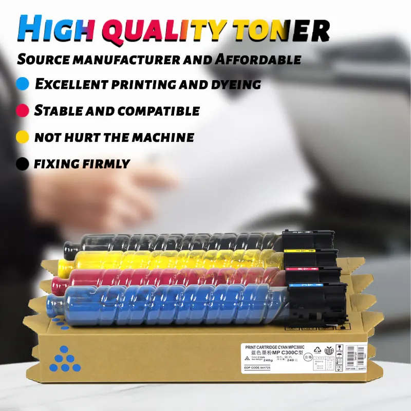 Compatible Gestetner DS C520 C525 C530 Lanier LD130 140 Savin C230 240 for Ricoh MPC300 toner cartridge