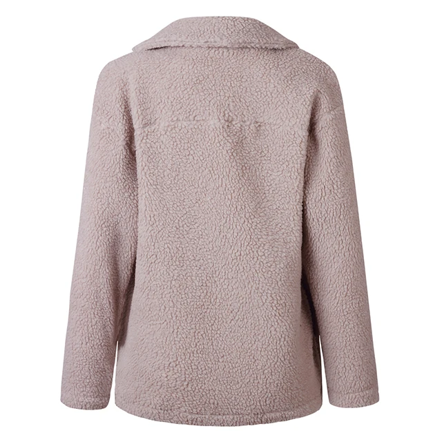 2019 Autumn Fashion Plush Thick Warm Coat Winter Jackets Women Tops Overcoat