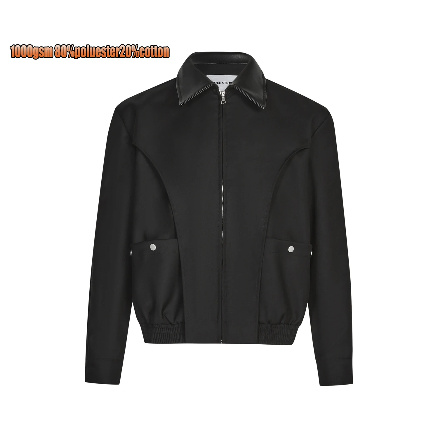 Custom Winter Korean Printed Wind Breaker Security Motorcycle Sports Polyester Heavy Jacket for Men