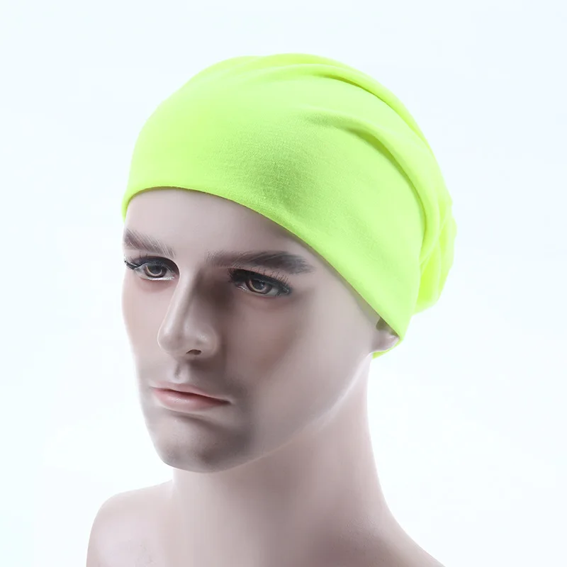 
2019 winter unisex hip-hop turban cap cotton slouch beanie hat 