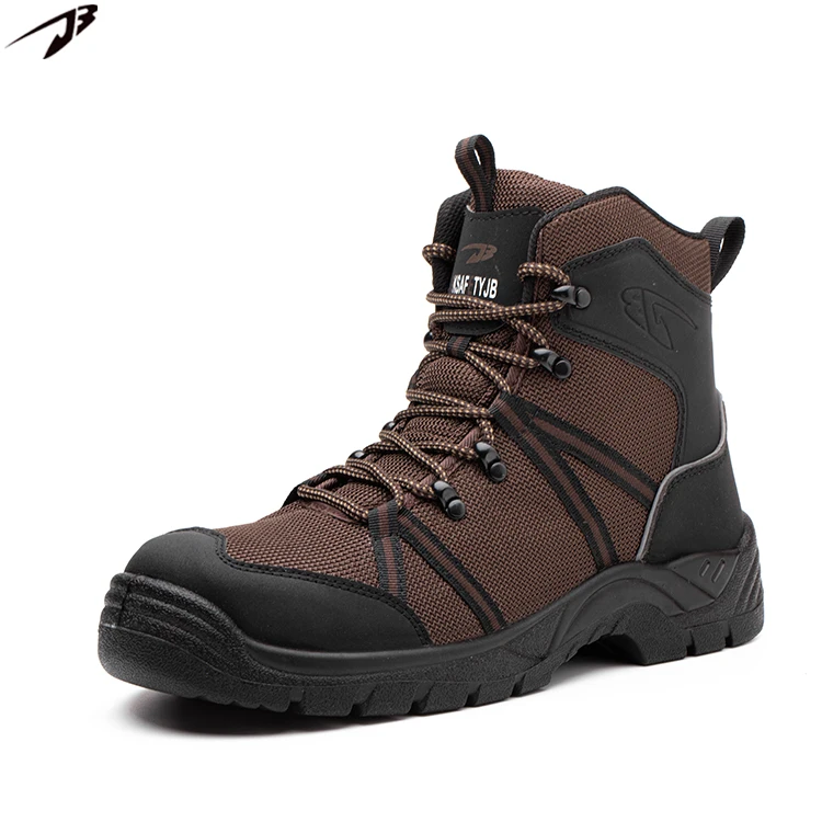 jubang wholesale construction industrial work woodland steel toe cap men security safty safety shoes boots for with working mens