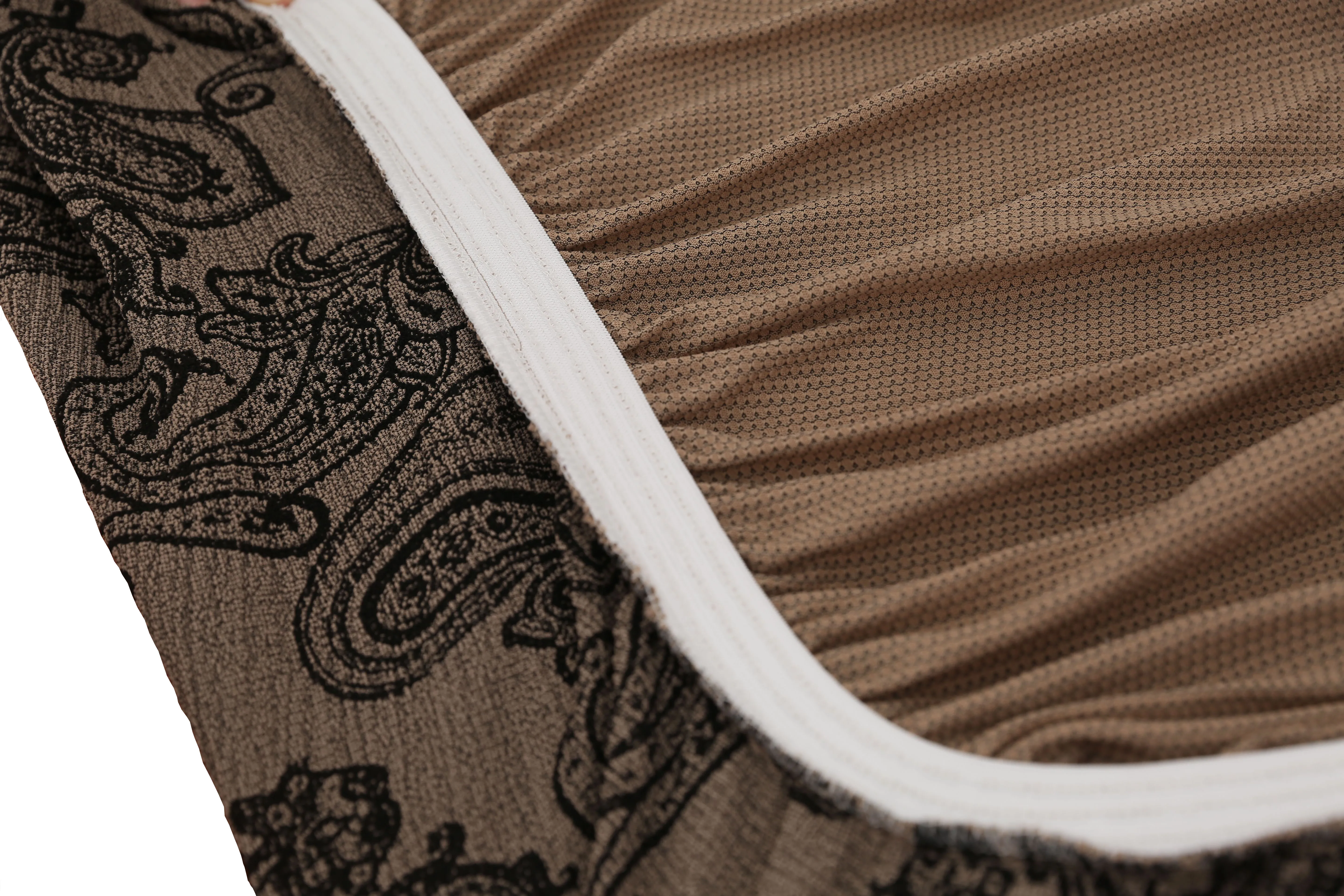 High quality 3 seater flower printed jacquard spandex stretch slipcover for 321 set sofa cover