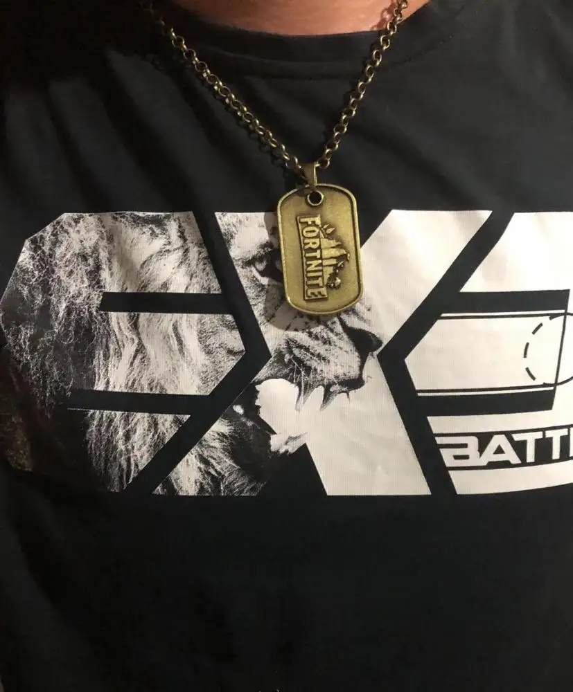 Cheap Fornite Hot Game Cosplay Cartoon Anime Fashion Alloy necklace  Keychain Keyring