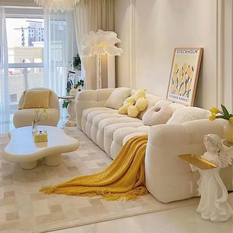 Nordic Luxury Design Sofa Set Couches Sectional Modern Home Sofa Set 3 2 1 Seat Funiture Living Room Indoor Sofa