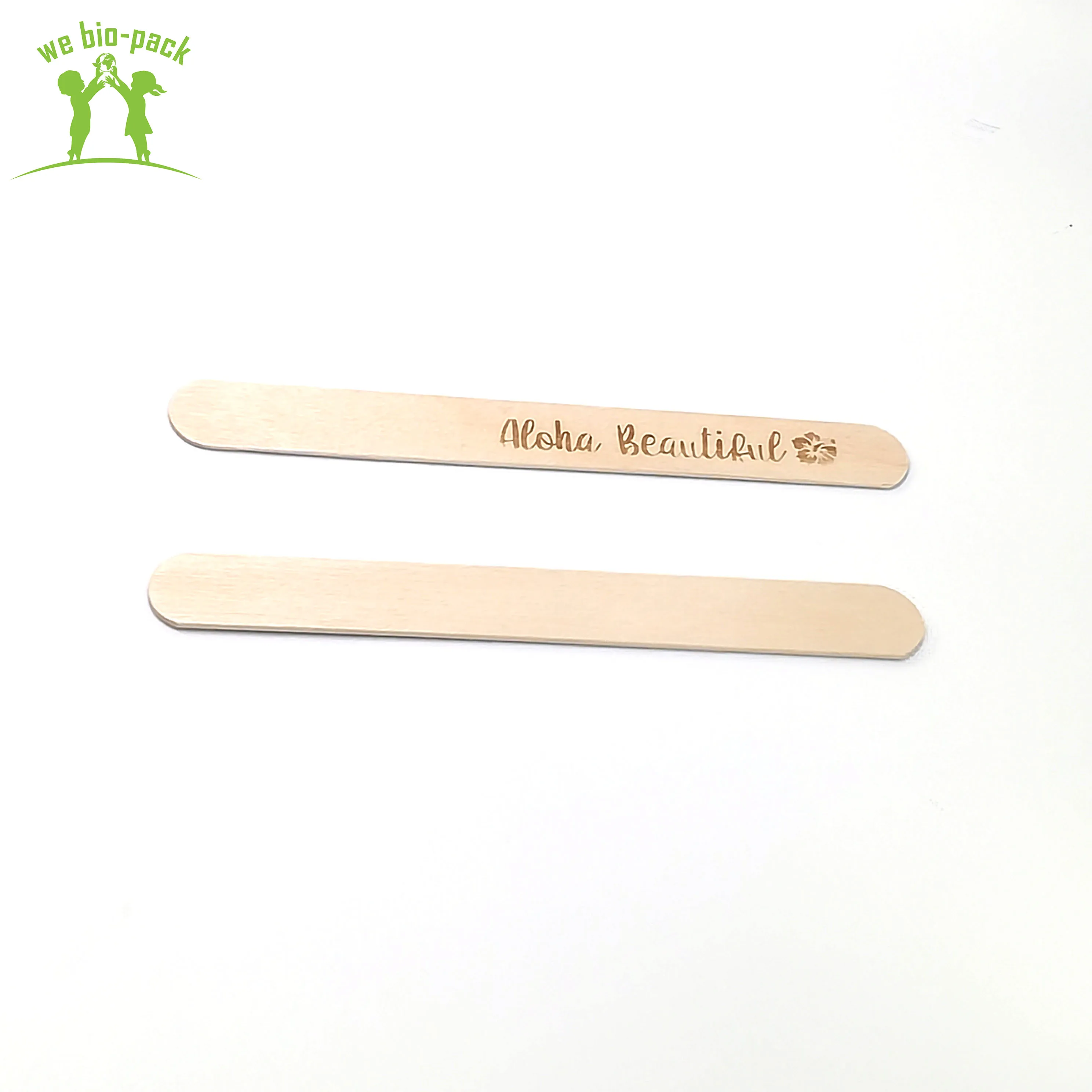 
wooden disposable tongue depressor set individual package 