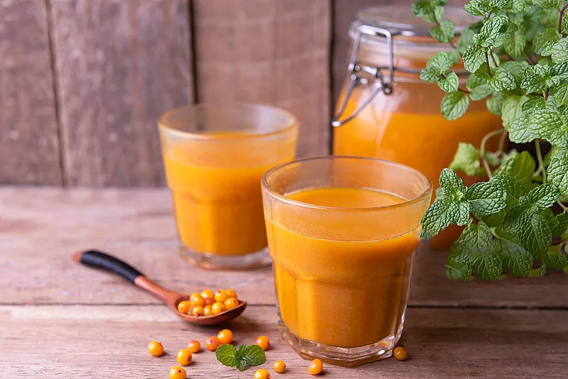 Wholesale Bulk Organic Sea Buckthorn Extract Seabuckthorn Fruit Juice Powder
