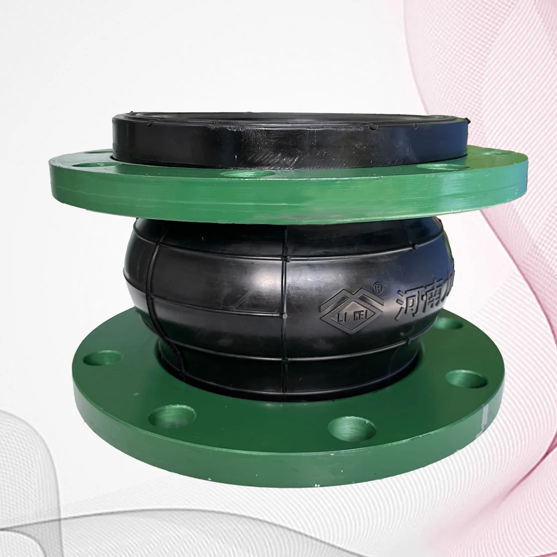 Carbon Steel Galvanized Flange  Rubber Flexible Joint EPDM/NR/NBR/IIR single arch rubber joint