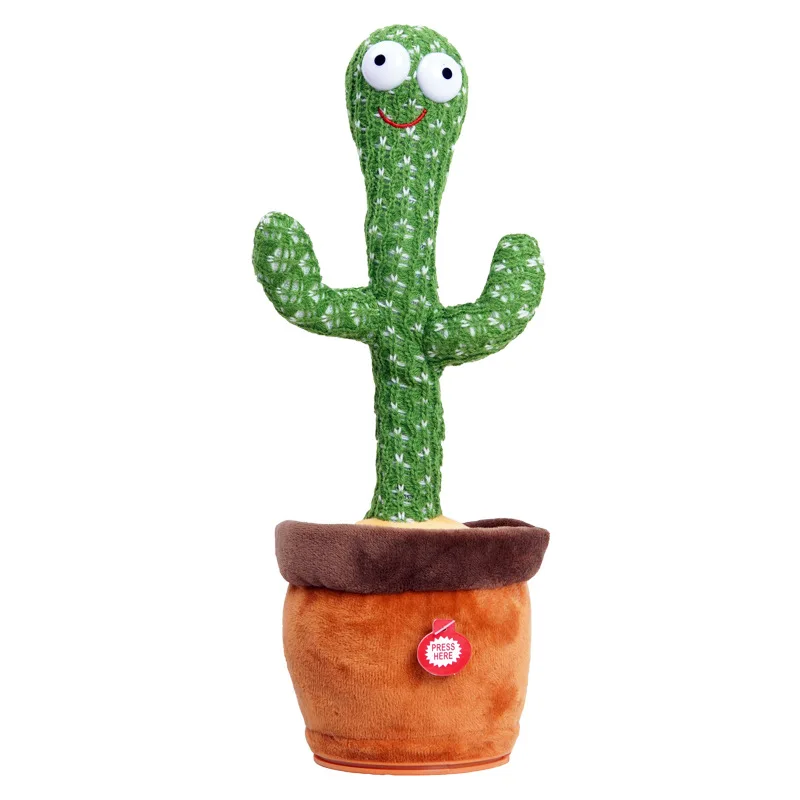 
Lovely Talking Toy Dancing Cactus Doll Speak Talk Sound Record Repeat Toy Kawaii Cactus Toys Children Kids Education Toy Gift 