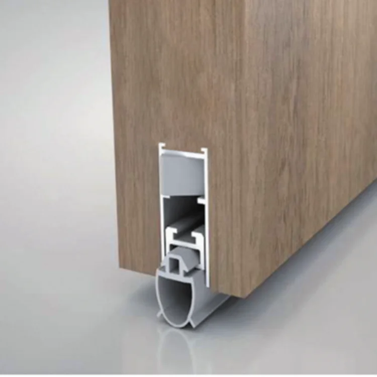 
Wooden door aluminum alloy automatic lifting door bottom sealing strip 