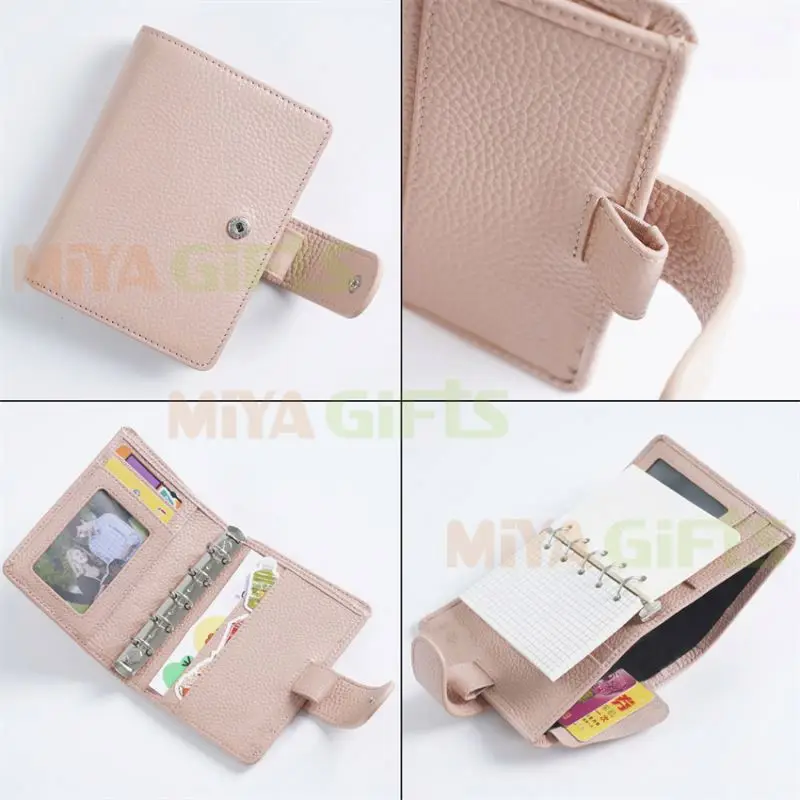 Milk a4 leather conference folder business pu leather portfolio book cover 128gsm
