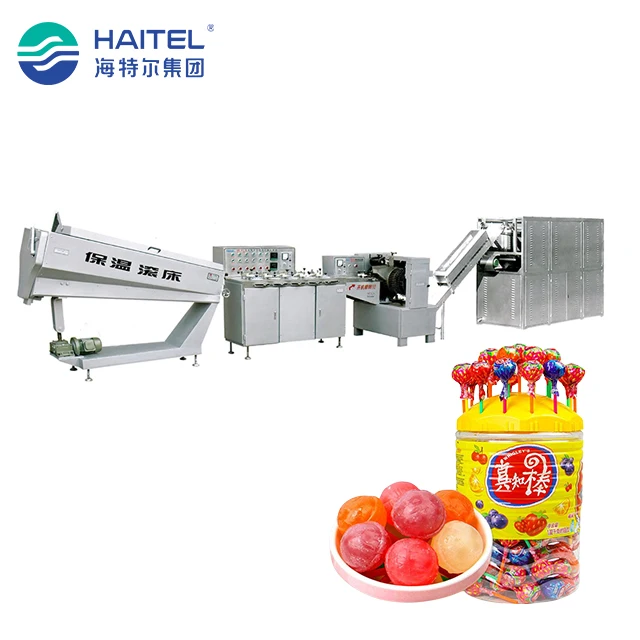 Автоматическая линия по производству леденцов конфеты , машина для леденцов твертых конфеты