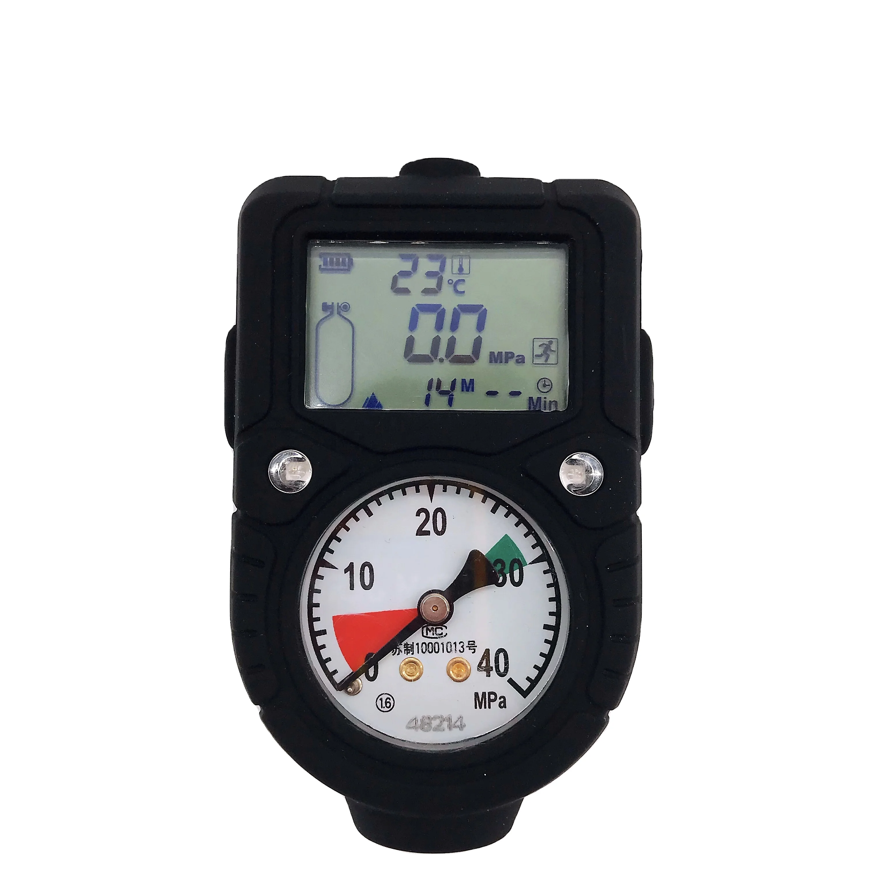 ZHENGZE CE ZHD-X15 SCBA Pressure Gauge Display Remaining Gas Consumption Time Indicator Swimming Scba Pressure Gauge