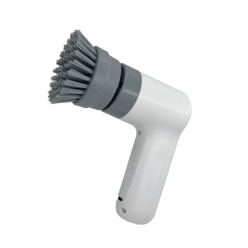 Handheld Electric Cordless 4 Replaceable Brush Heads Waterproof IPX7 Spin Scrubber Brush for Household Cleaning