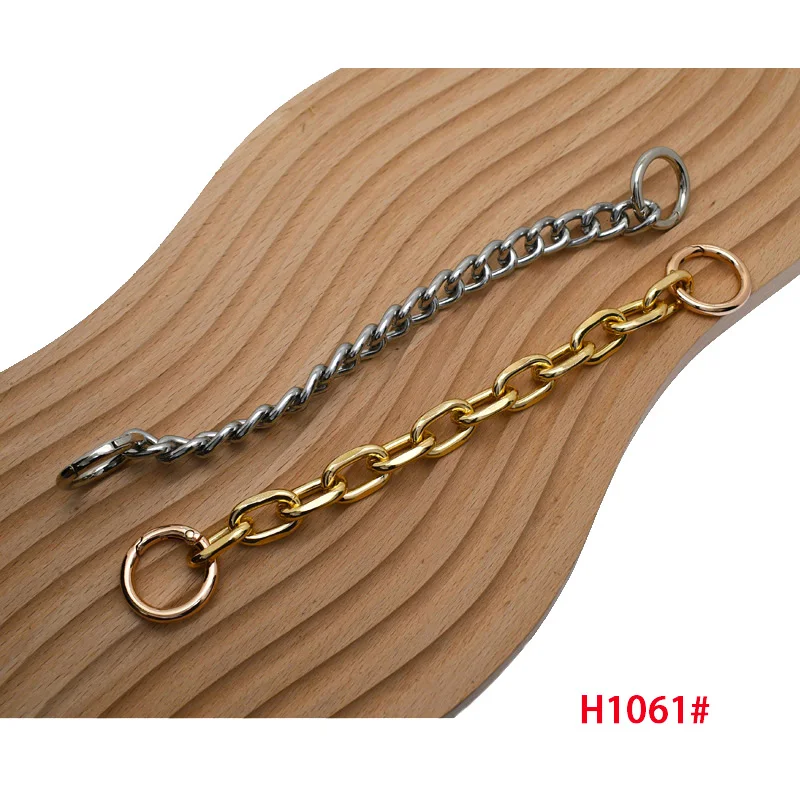 hot sale bag chain extender aluminium alloy easy going snap buckle handbag metal strap DIY Shoulder straps