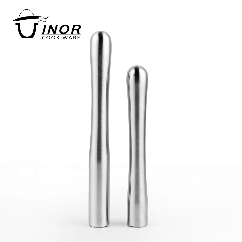 Broken Popsicle Bar Tools Stainless Steel Cocktail Muddler for Making Mojitos, Margaritas, Fruit Drinks