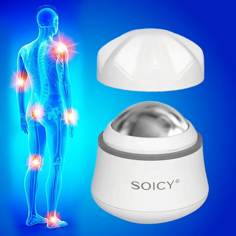 NEW Cooling Face Roller Metal Ice globe for Home Use 360 Degree Rotate Frozen body Eye PE Steel Ball Massager Skin Clam Roller