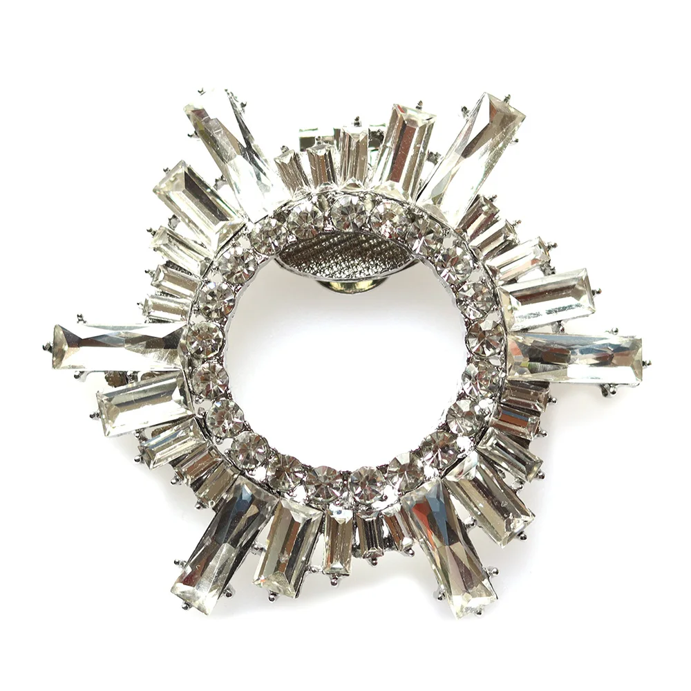 2022 new diy removable rhinestones shoe jewelry clips wholesale for bridal for woman shoe clips