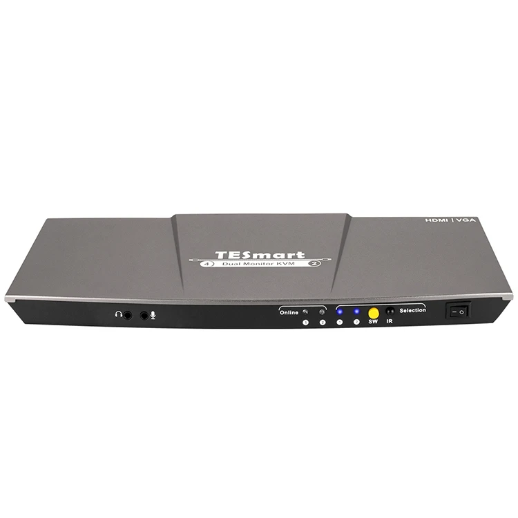 Hot Selling 4x2 Dual Monitor KVM seamless Switching 4k