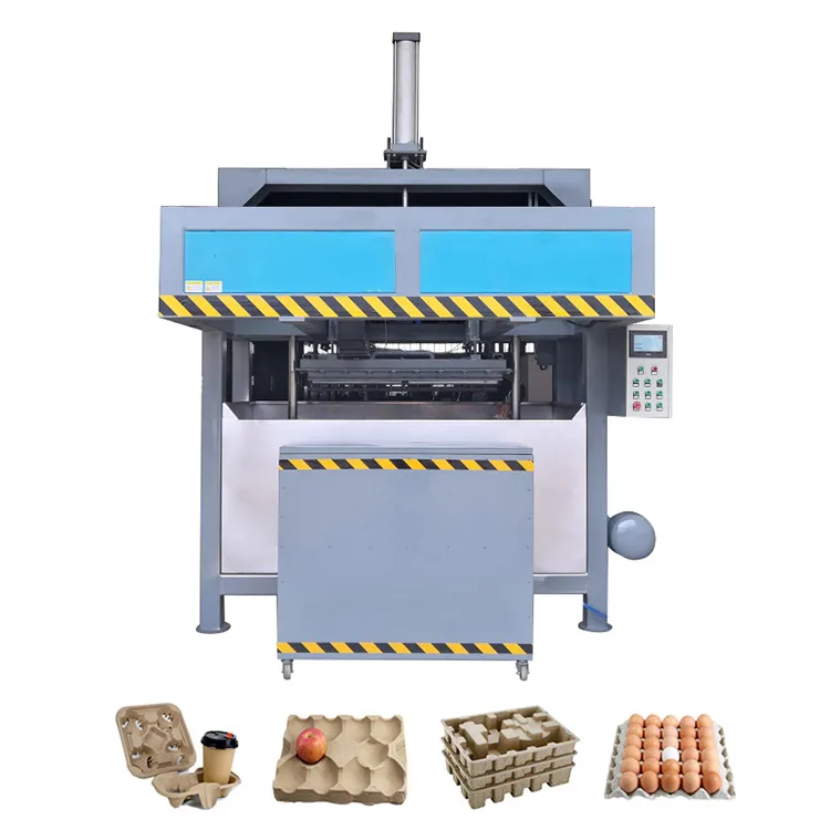 Industrial packaging tray making machine paper pulp egg tray molding machine equipment