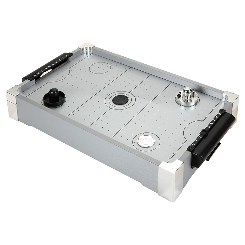 indoor Portable Mini Air Hockey Table Game  with LED lights for kids and children fun