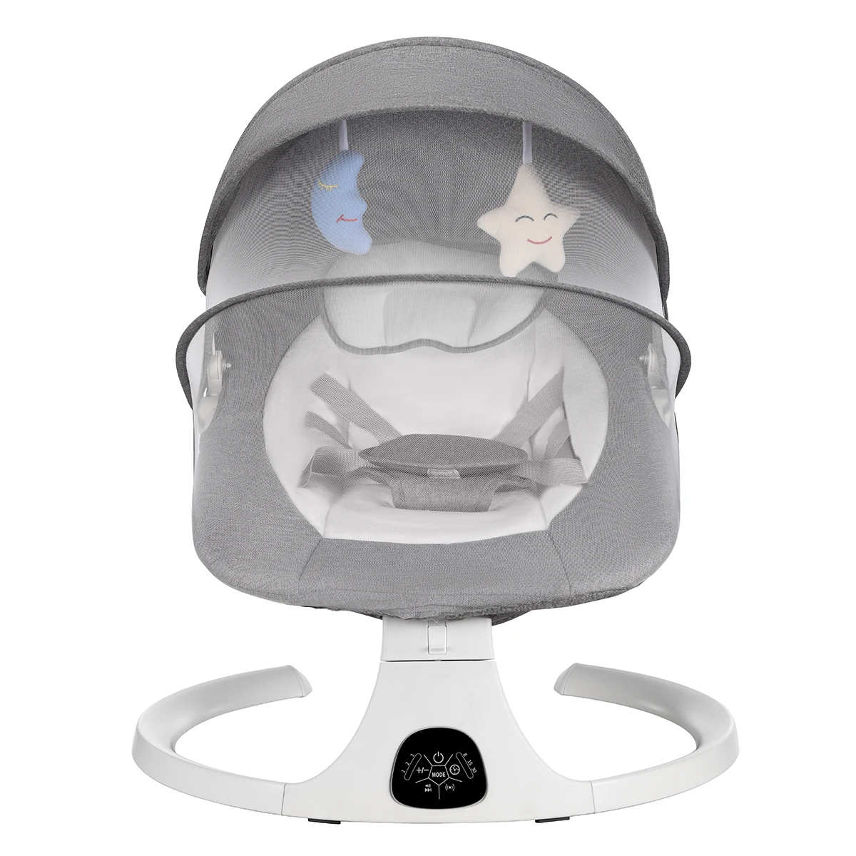 Baby Swing for Infants to Toddler Portable Babies with Bluetooth Touch Screen