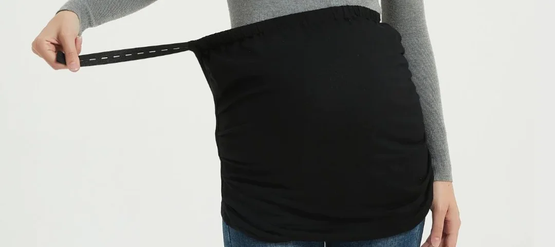 Best Seller Smart EMF Protection Pregnancy Pregnant Belly Band Radiation Shield Maternity Black/Cream EMF Protective Clothing