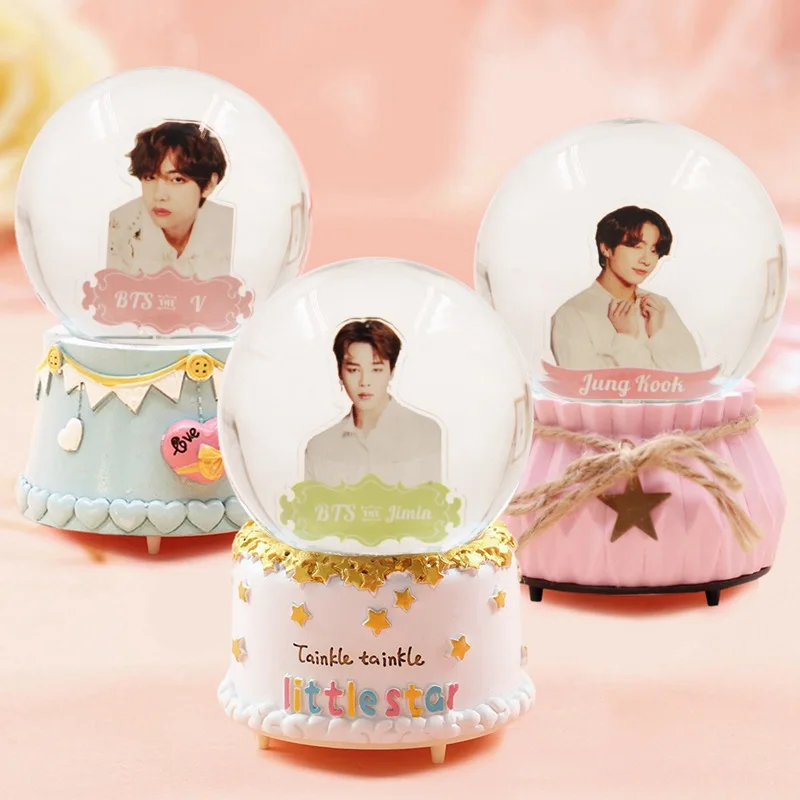 Bangtan Boys Wholesale KPOP Idol Merchandise Birthday Gift Bangtan Boys Music Crystal Ball