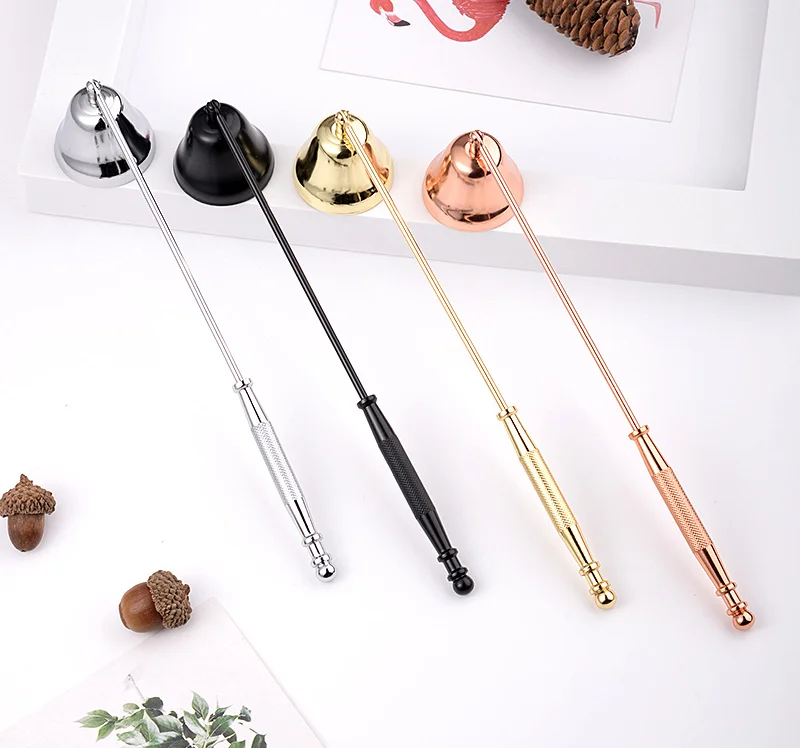 Wholesale stainless steel candle fire extinguisher Bell candle cover candle extinguisher tools can be customized