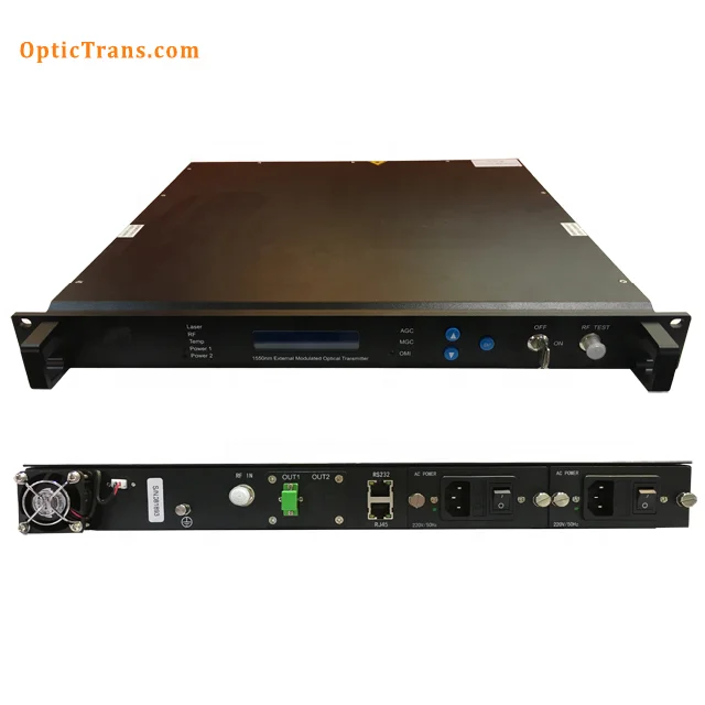 External Modulation 1550nm Optical Transmitter High performance