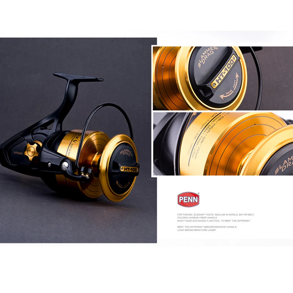 100% оригинальная спиннинговая катушка PENN SPINFISHER V SSV для морской рыбалки