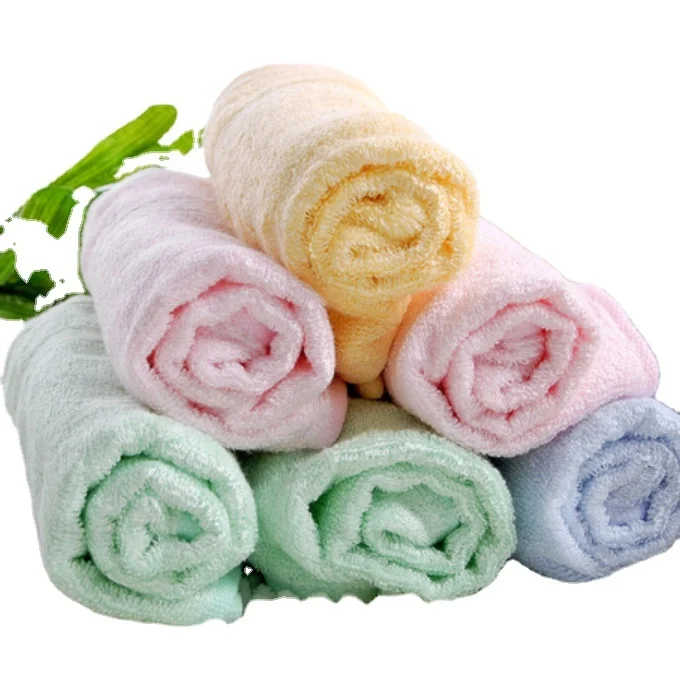 Wholesale bamboo baby washcloth and bamboo towels organic bamboo washcloth for gifts,10 pack or 6 pack